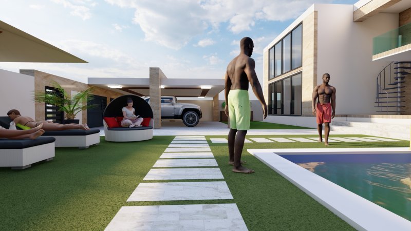 Villa moderne pour vacances